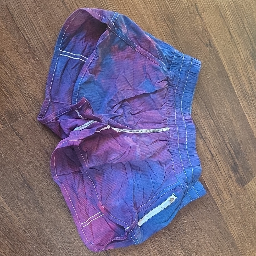 lululemon athletica Purple and Blue Athletic Shorts